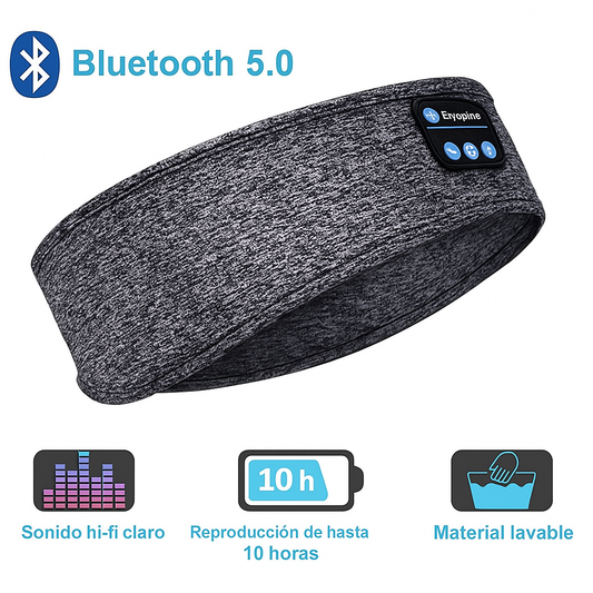 Headband con Audífonos Integrados Bluetooth