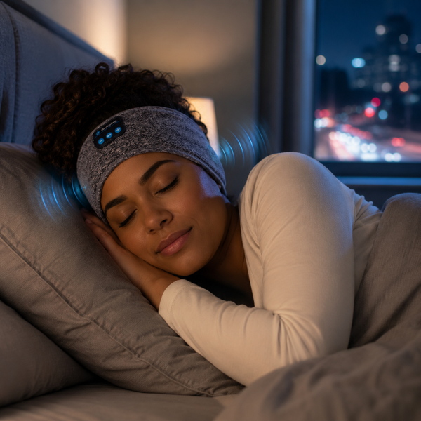 Headband con Audífonos Integrados Bluetooth