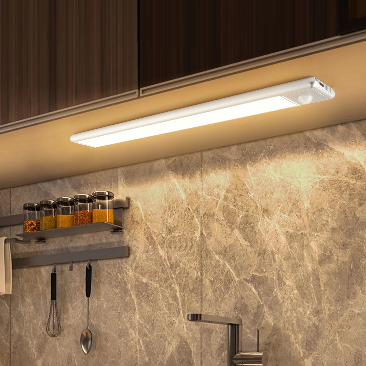 (1 Set de Dos ) Lámpara LED Sensor Inalámbrica